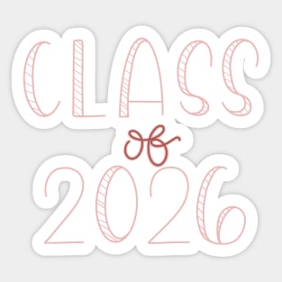 Class of 2026 Sticker